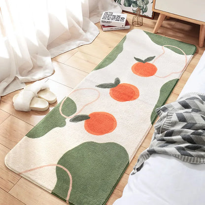 Modern Minimalist Runner Rug - Anti-Slip Hallway & Bedroom Carpet, Simple Decor