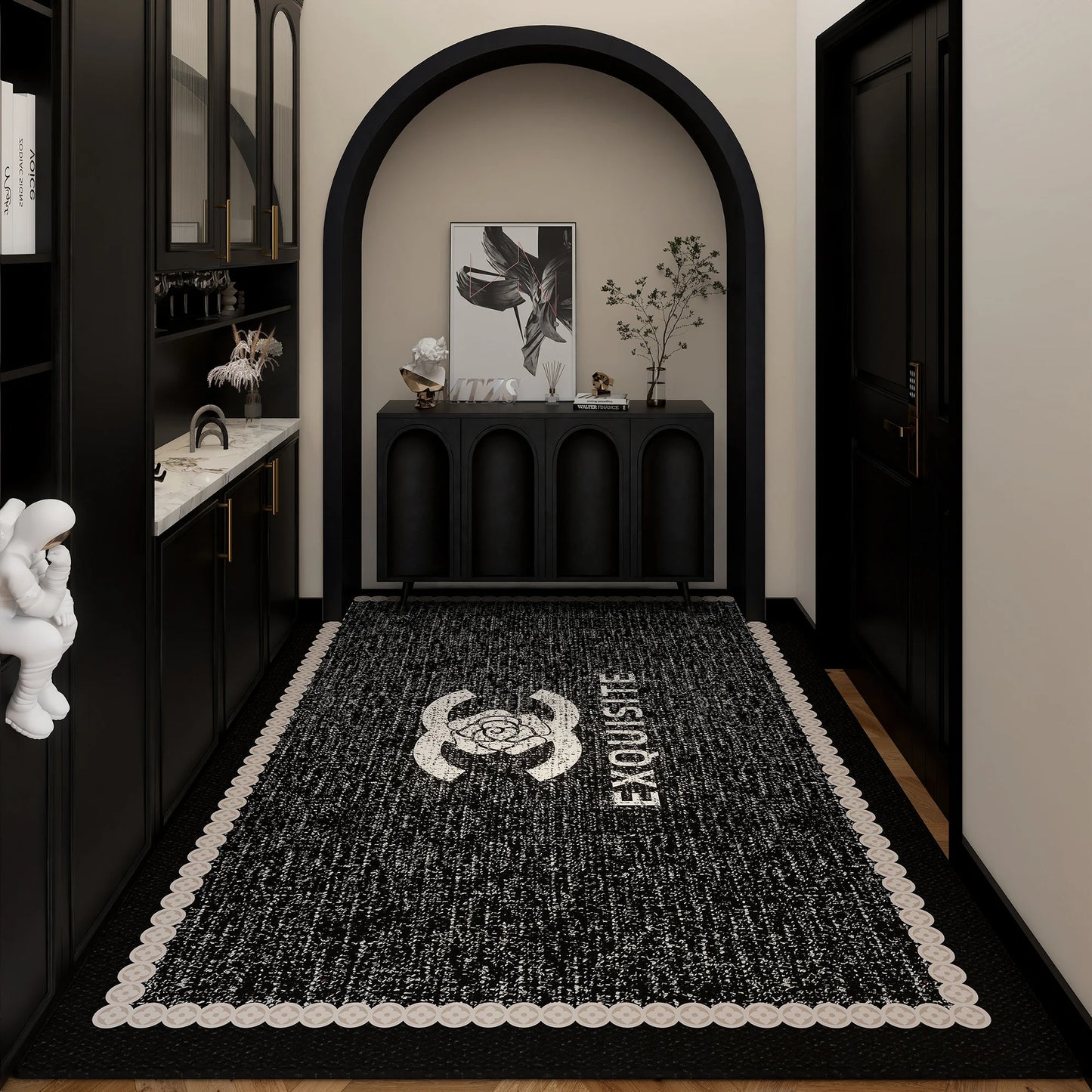 American Style Doormat - High-End Anti-Slip Entrance Rug for Foyer & Living Room