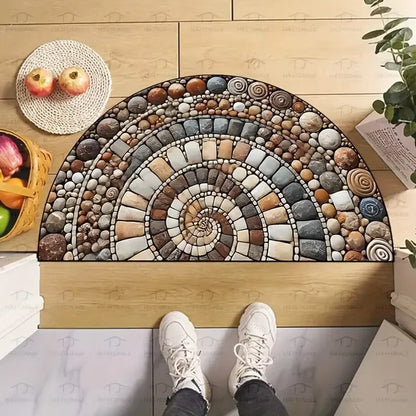American Retro Doormat - Summer Themed, Anti-Slip & Durable Entrance Carpet