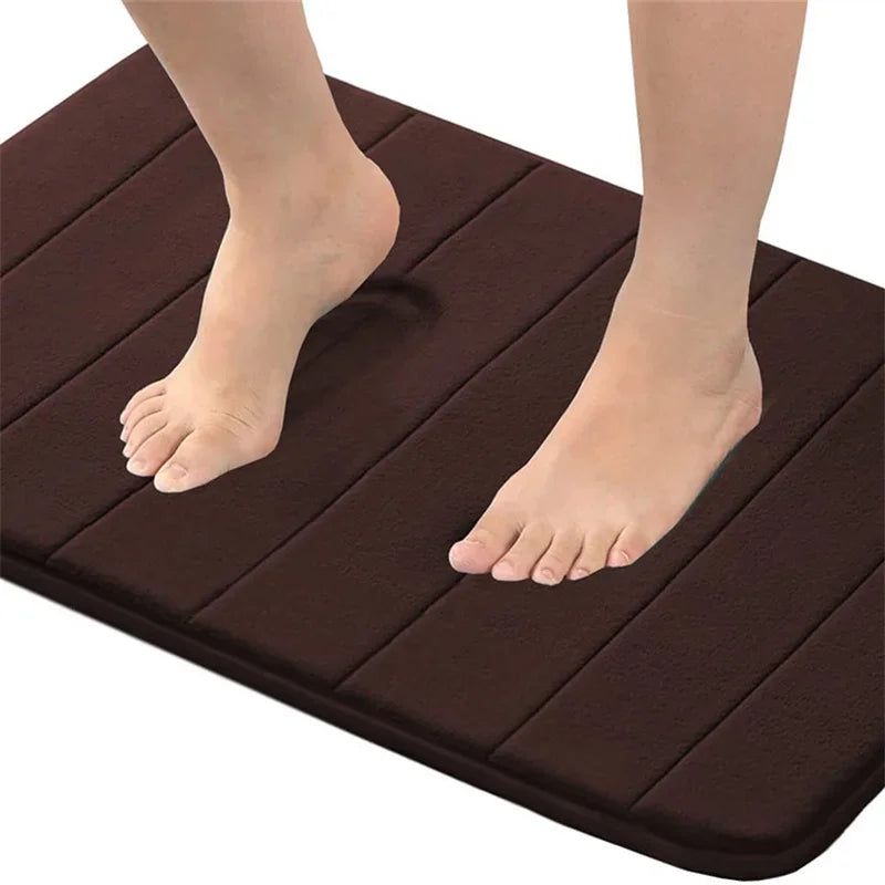 Premium Absorbent Bath Mat - Thick, Non-Slip & Machine Washable Bathroom Rug