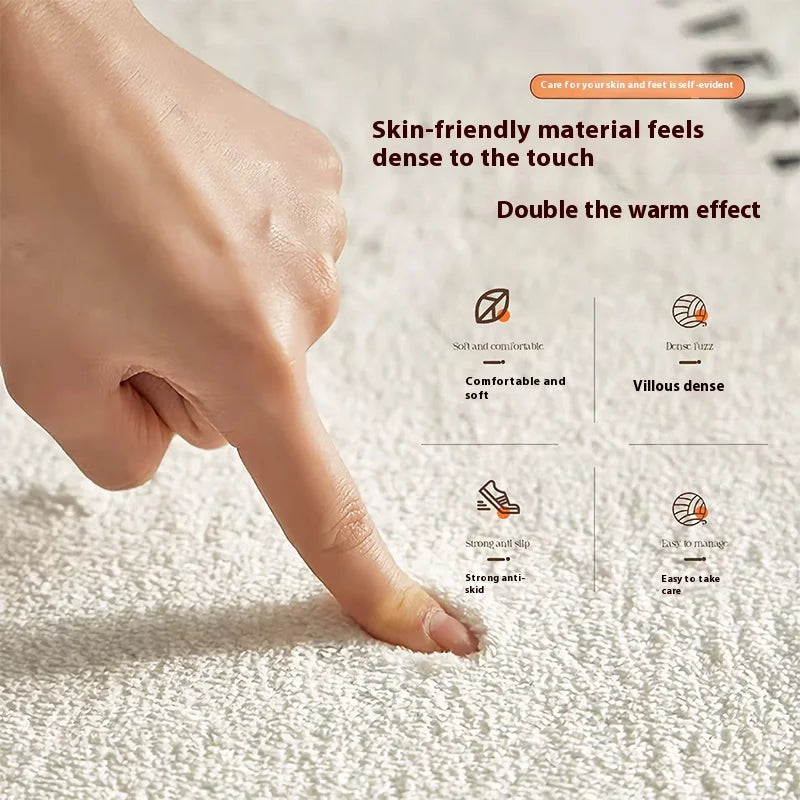 Minimalist Long Bath Mat - Super Absorbent, Non-Slip & Stain-Resistant Rug