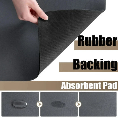 Summer Ocean Diatomite Bath Mat - Anti-Slip & Stain-Resistant Floor Mat for Bathroom