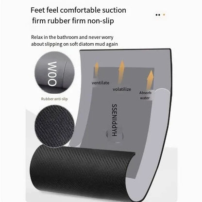 Diatomite Kitchen Mat - Oil-Resistant & Anti-Slip Floor Pad for Sink and Stove