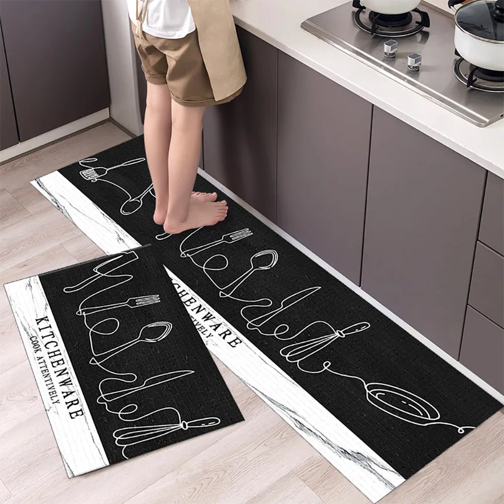 Diatomaceous Earth Kitchen Runner - Long, Absorbent & Non-Slip Floor Mat