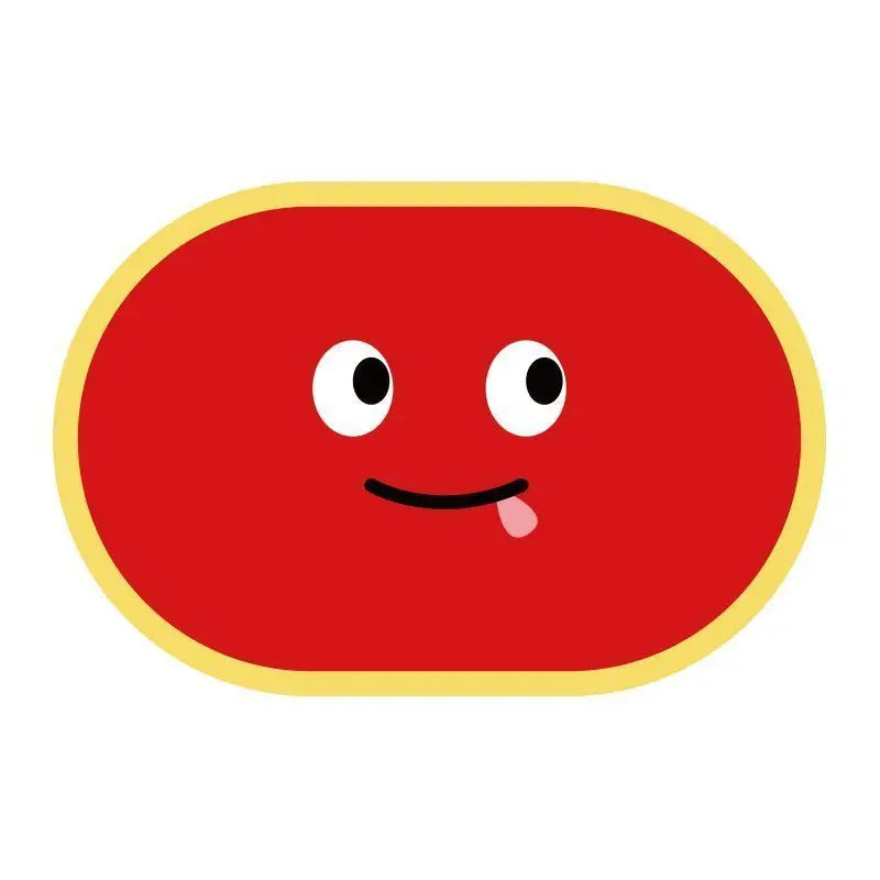 Emoji Bath Mat - Cute Non-Slip & Absorbent Bathroom Rug for Toilet and Shower