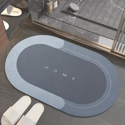 Premium Absorbent Floor Mat - Quick-Dry, Non-Slip & Easy Clean for Bathroom, Kitchen, Doorway