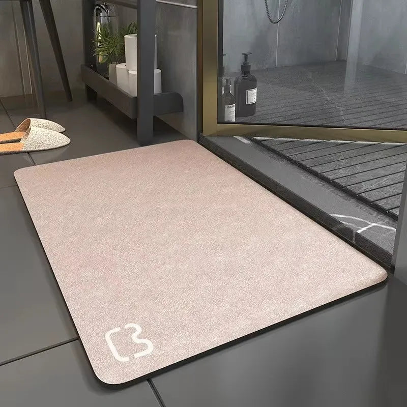 Premium Absorbent Floor Mat - Quick-Dry, Non-Slip & Easy Clean for Bathroom, Kitchen, Doorway