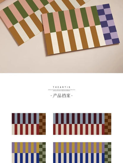 Retro Striped Diatomite Kitchen Mat - Absorbent, Non-Slip & Easy to Scrub Floor Pad