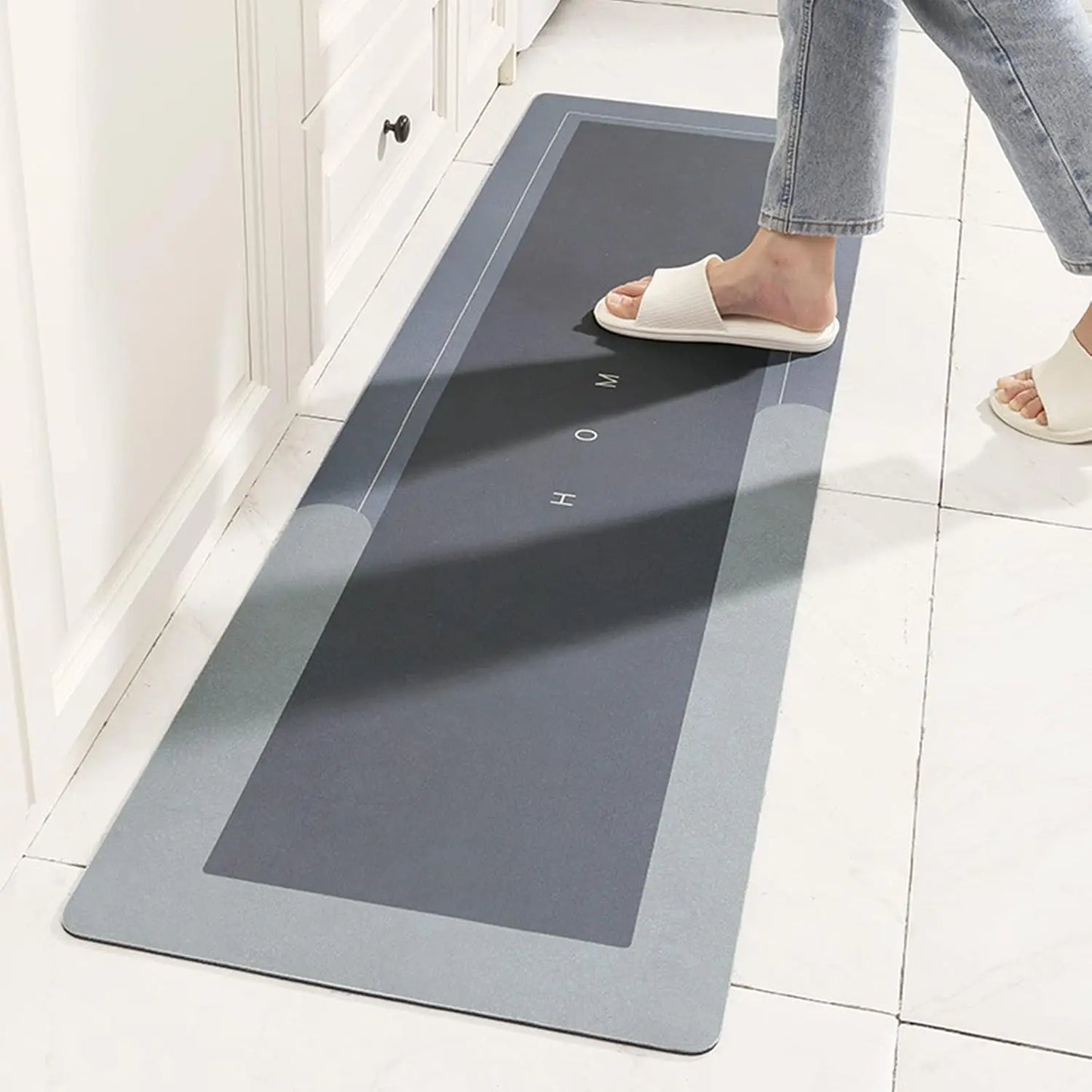 Modern Diatomite Kitchen Mat - Oil Resistant, Non-Slip & Easy to Clean