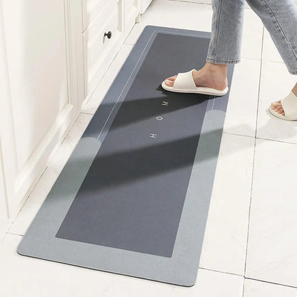 Modern Diatomite Kitchen Mat - Oil Resistant, Non-Slip & Easy to Clean