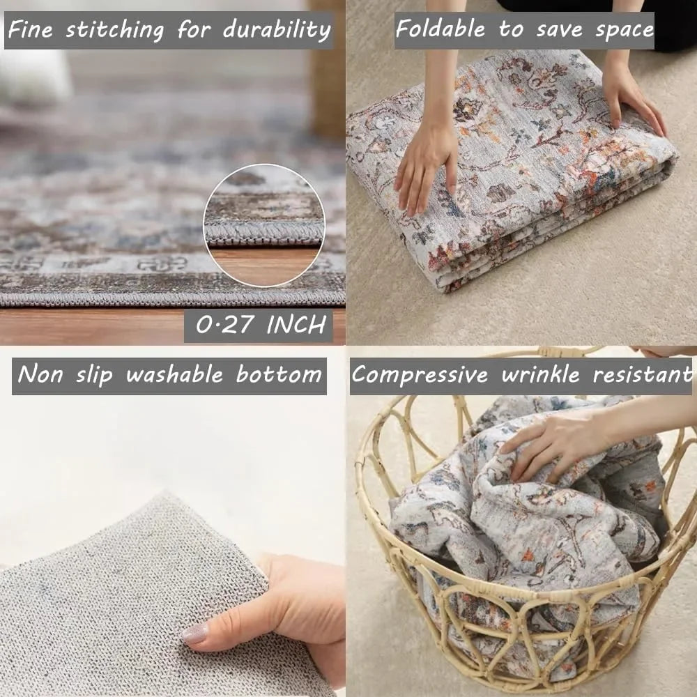 Personalized Dollar Bill Rug - Soft, Non-Slip & Washable Novelty Carpet