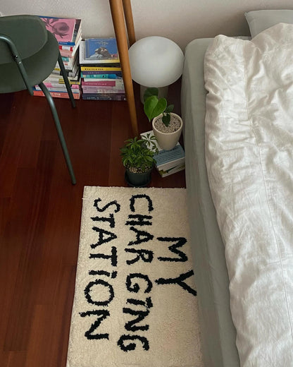 Korean Style Welcome Mat - Simple English Text Bathroom & Entrance Rug, Non-Slip