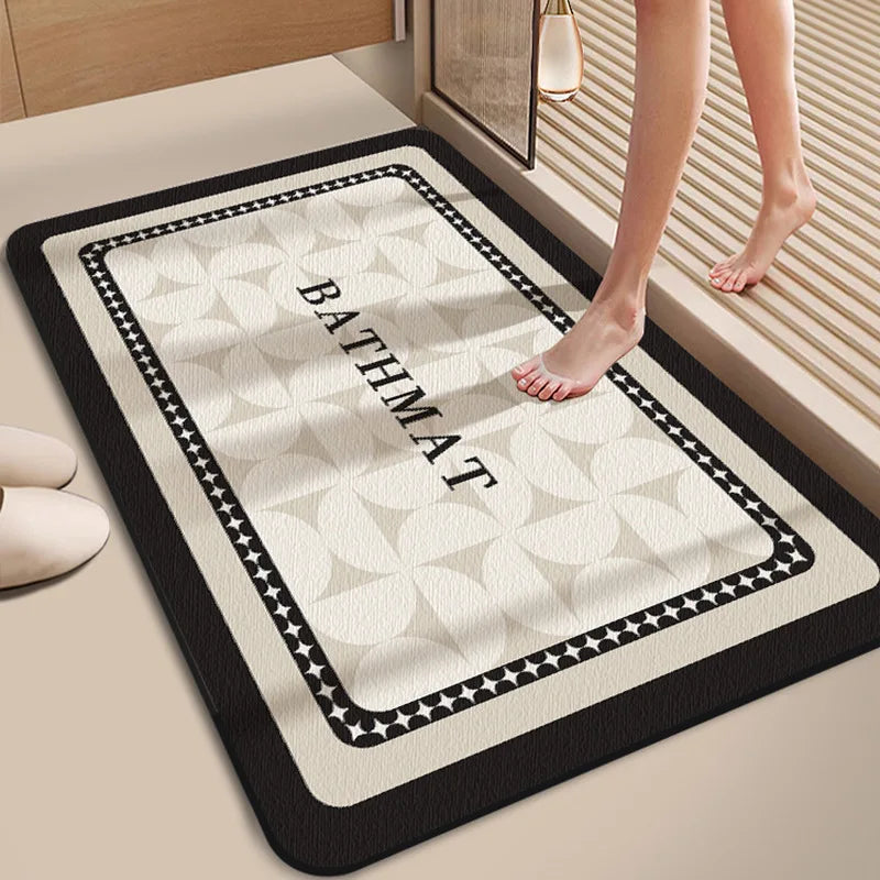 Advanced Diatomite Mat - Waterproof & Anti-Foul for Kitchen & Bathroom Entry