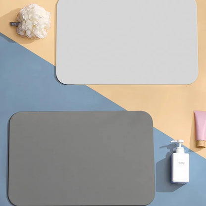 Super Absorbent Bath Mat - Quick-Drying Non-Slip Shower Rug for Bathroom & Dorm