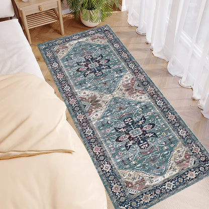 Loop Pile Runner Rug - Durable Long Carpet for Hallway, Stairs & Laundry Room