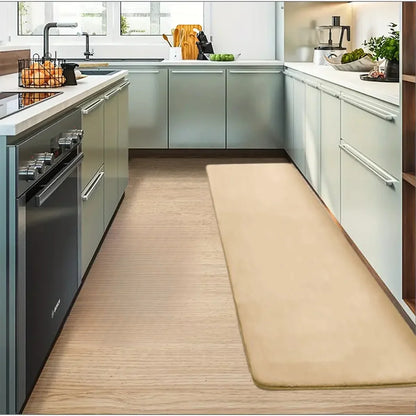 Oil-Resistant Kitchen Runner Mat - Long Anti-Fouling & Absorbent Floor Rug