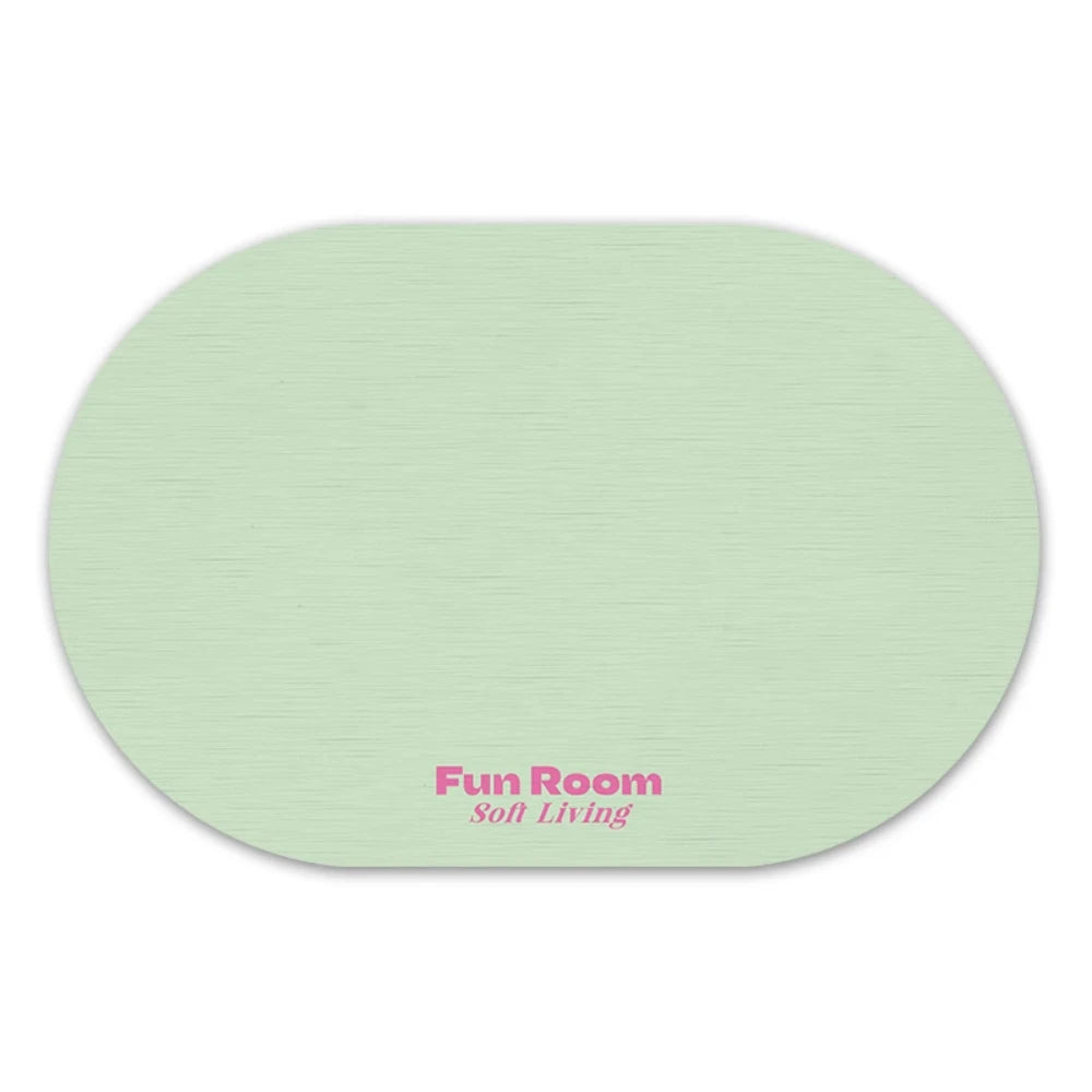 Korean Style Diatomite Bath Mat - Simple Pure Color, Quick-Dry & Non-Slip