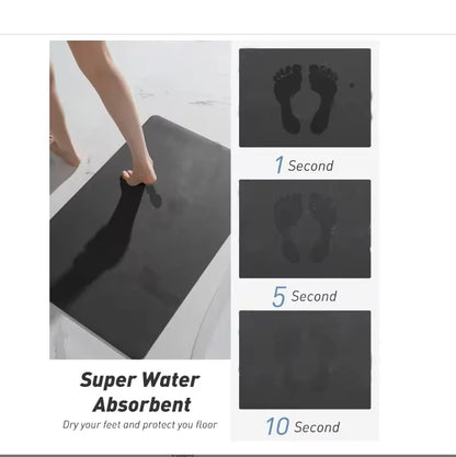 Semi-Circle Crystal Velvet Doormat - Plush, Non-Slip & Wear-Resistant Entrance Mat