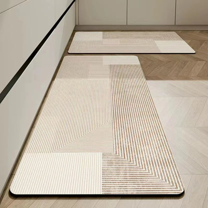 Diatomite Kitchen Runner - Non-Slip, Wipeable & Dirt-Resistant Absorbent Mat