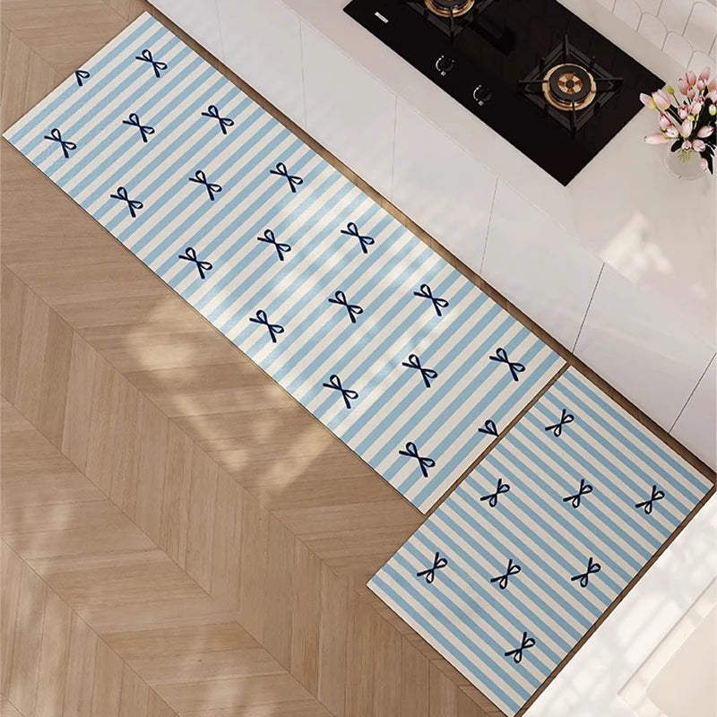 Machine Washable Diatomite Kitchen Mat - Quick-Dry, Absorbent & Non-Slip