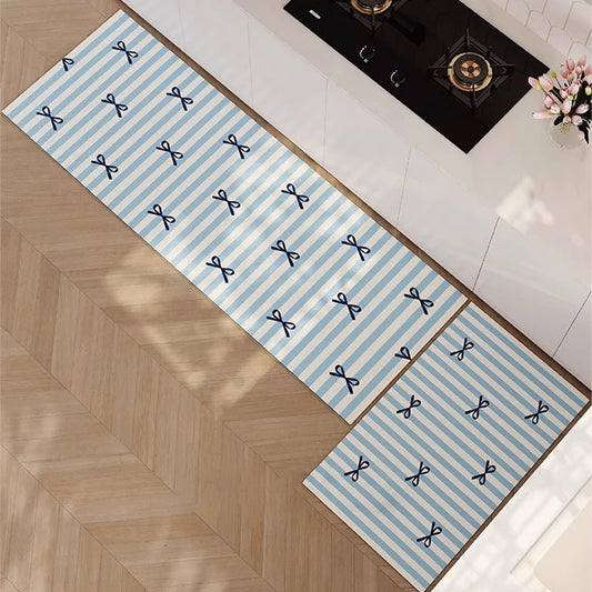 Machine Washable Diatomite Kitchen Mat - Quick-Dry, Absorbent & Non-Slip