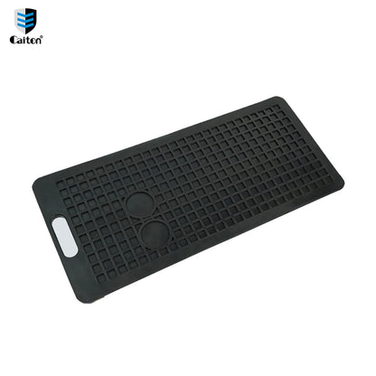 Premium Golf Swing Mat - Velvet Training Surface with Non-Slip Rubber Base