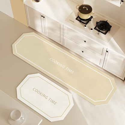 Korean Style Kitchen Mat, Anti-Slip Absorbent Floor Rug, Simple Fresh Kitchen Carpet, Sink Pad, Modern Home Decor