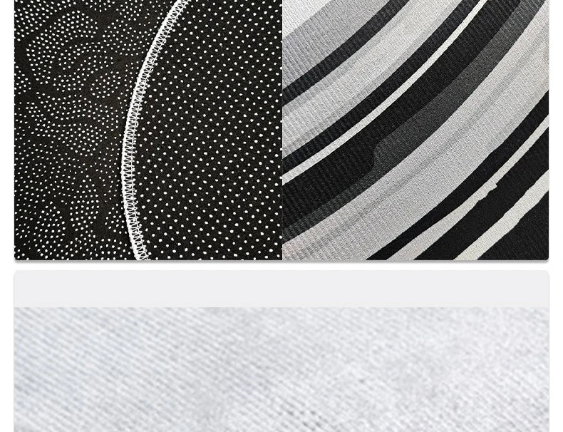 Semi-Circular Marble Doormat - Anti-Slip, Dirt & Wear Resistant Welcome Mat