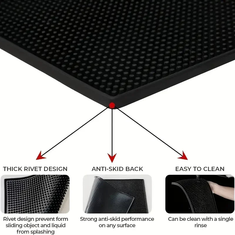 Absorbent Non-Slip Bar Mat - Drying Pad for Sink, Coffee Station & Countertops